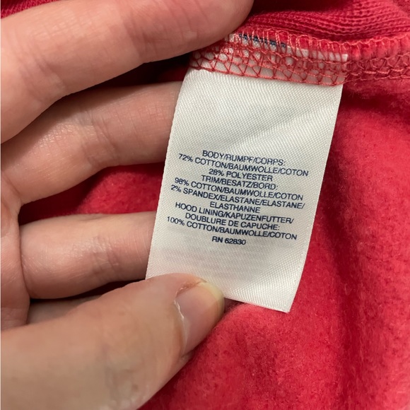 Lands End NWOT red oversized hoody XL - Picture 6 of 6